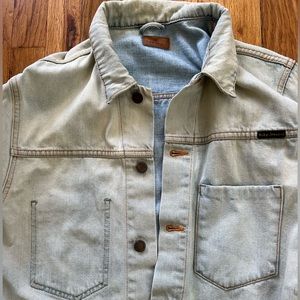 Nudie Jeans - Ronny Crispy Ocean - denim jacket - size L
